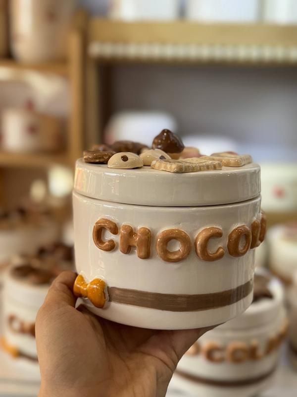 شکلات خوری سرامیکی طرح برجسته