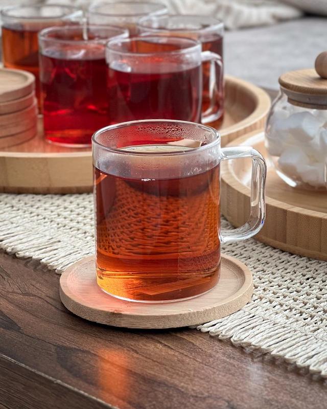 فنجان پیرکس چای گرد