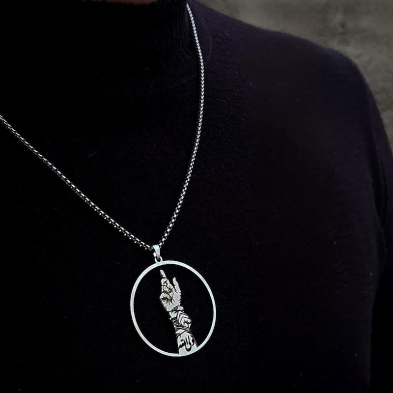 گردنبند علی ولی الله کد۴۳۸