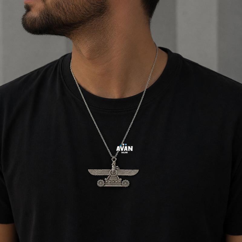 گردنبند فروهر کد 528