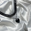 گردنبند قلب اونیکس دولاین