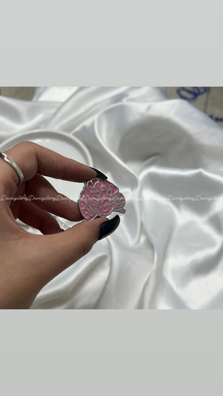 گردنبند قلب و مغز رنگی