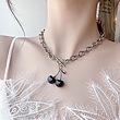 گردنبند گیلاس مشکی🍒