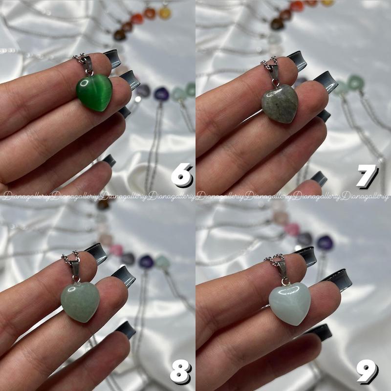 گردنبند قلب سنگی✨