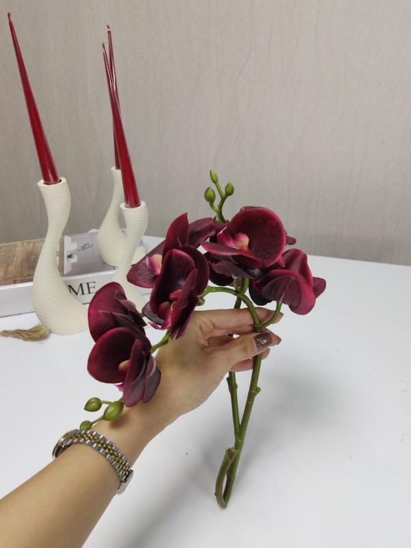 گل مصنوعی ارکیده قرمز