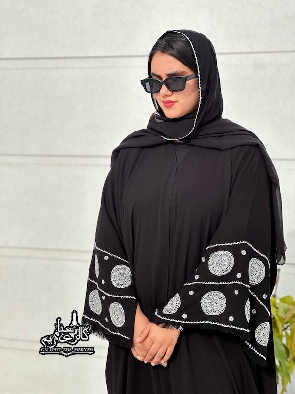 عبا مجلسی مزونی مدل کیمونو چاکدار کد 878
