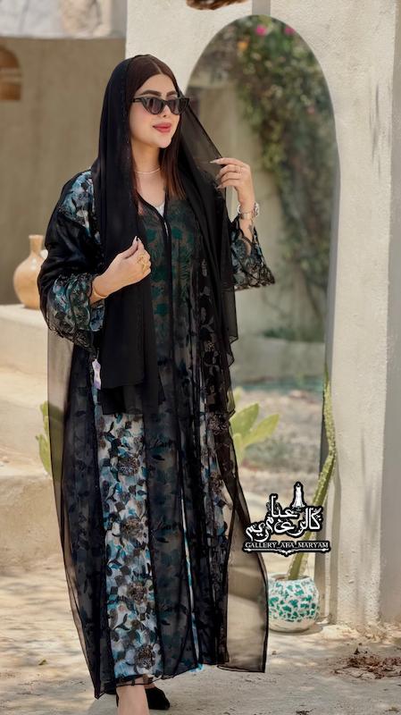 عبا مجلسی مدل دانتل ٬ تک حریر کد 64