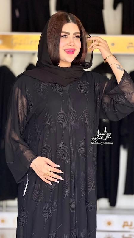 عبا مجلسی مدل ترکیبی خامه دوزی کد 111