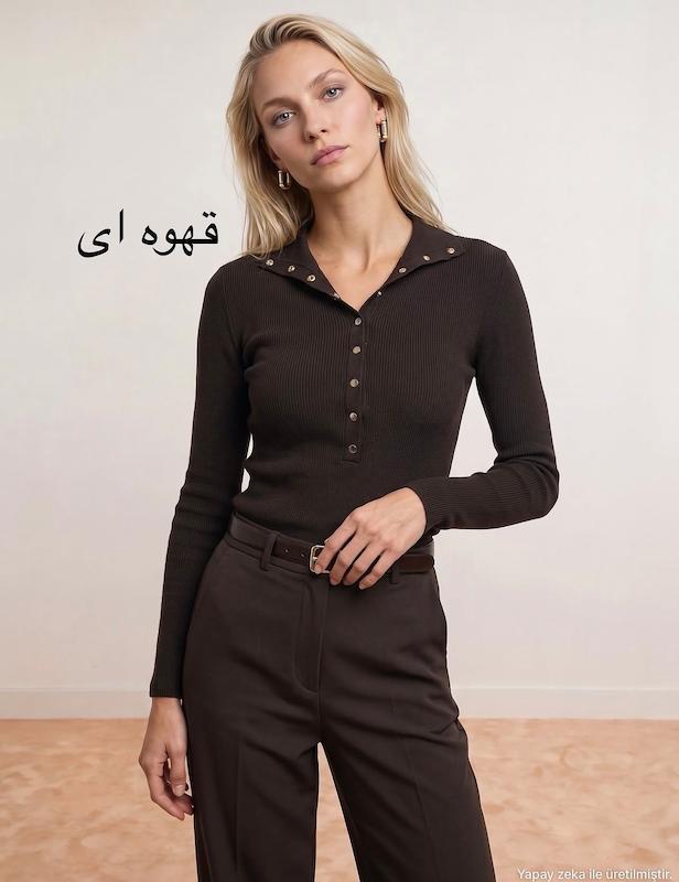 بافت جلو دکمه دلوین