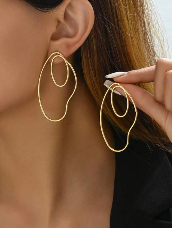 گوشواره مدل کوبیسم