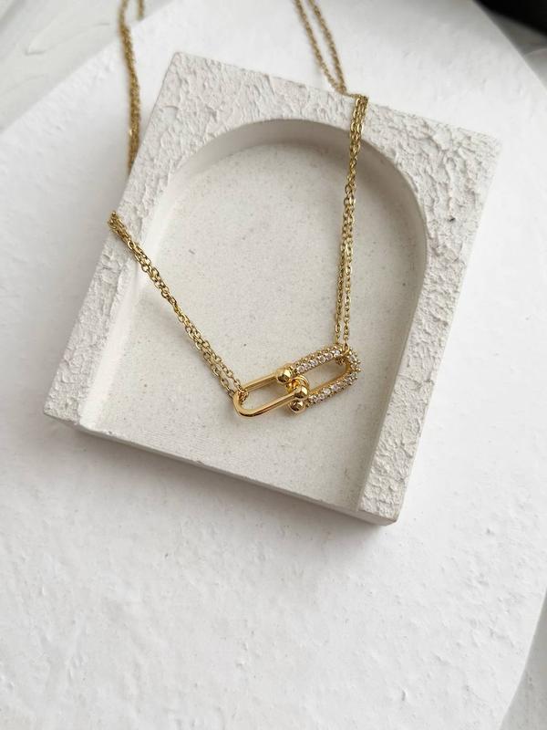 گردنبند مخراج کاری شده مدل تیفانی