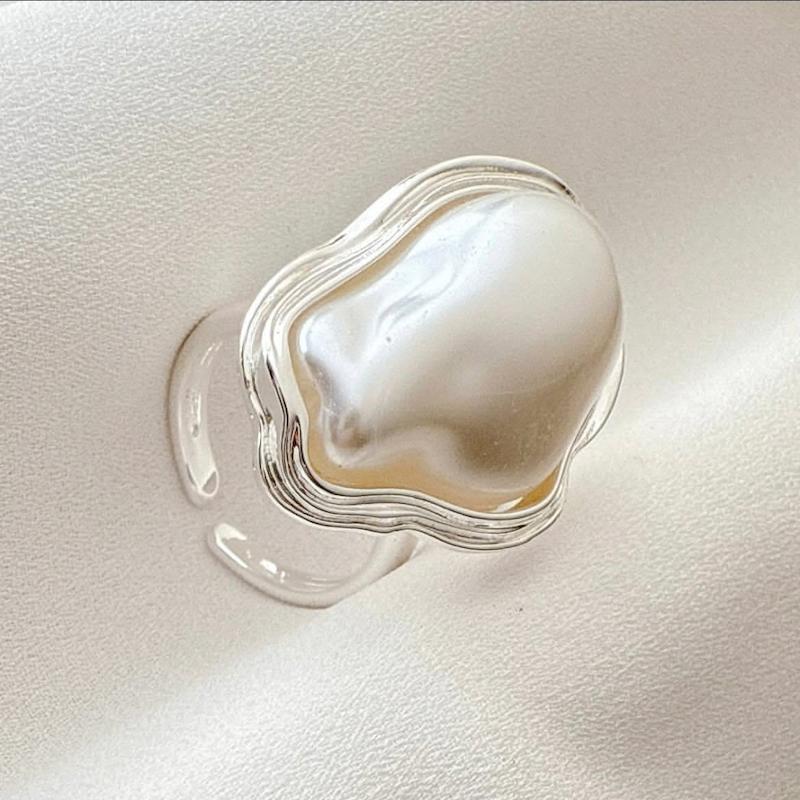 انگشتر مدل مرواریدی باروک