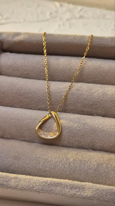 گردنبند مدل مثلث طلایی