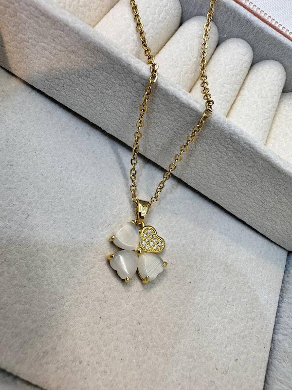 گردنبند جواهری مدل گل فانتزی