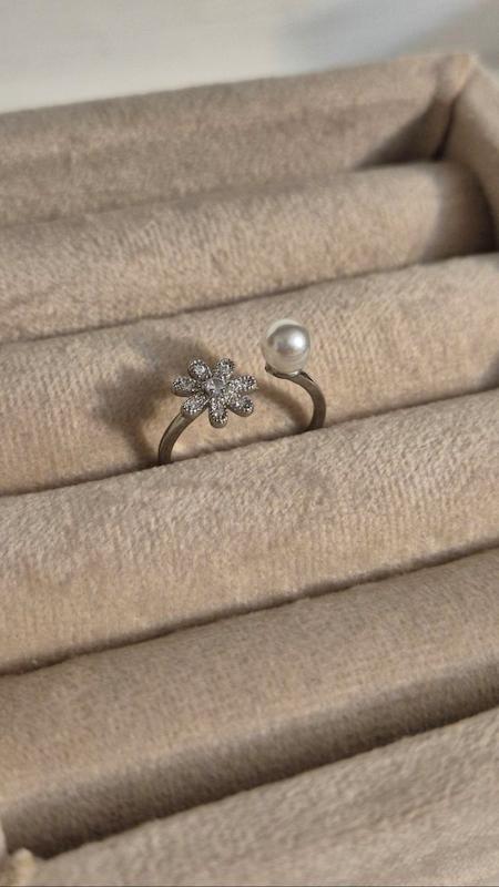 انگشتر جواهری مدل گل