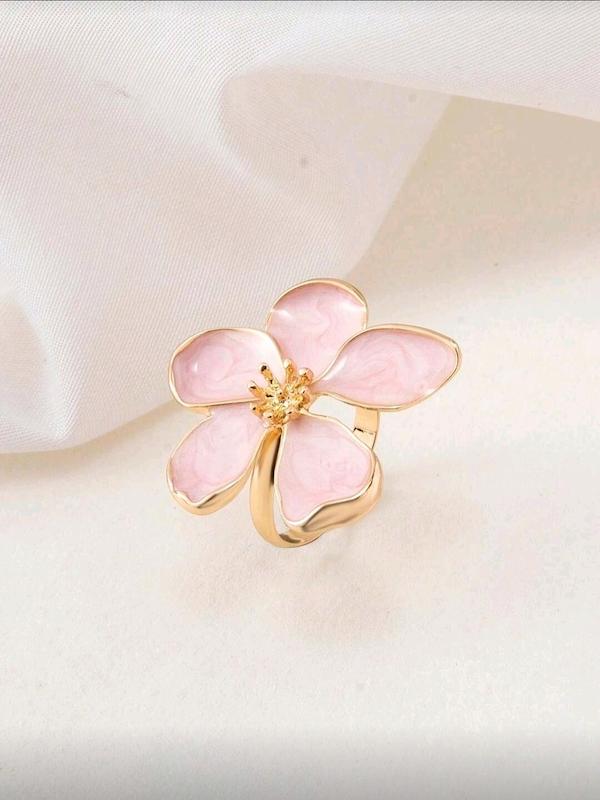 انگشتر مدل گل میناکاری