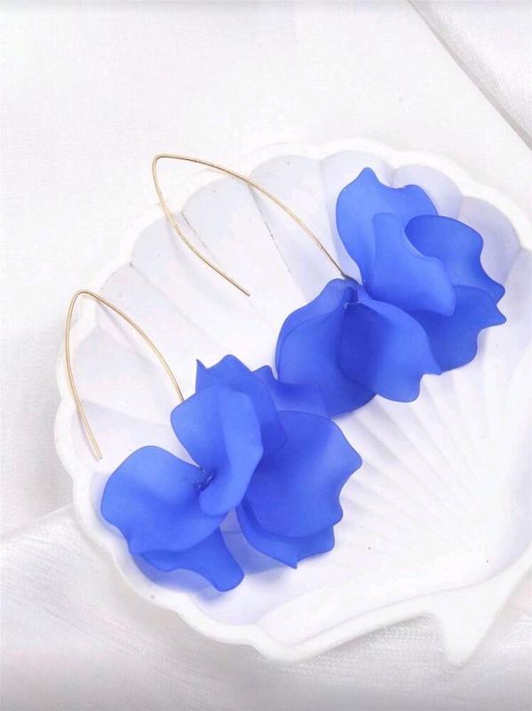 گوشواره مدل گل آویزان