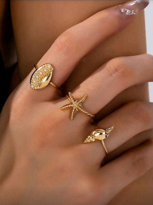 انگشتر مدل موجودات دریایی