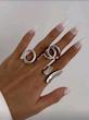 انگشتر پکی مدل 3تایی کد (02)