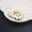 گوشواره میناکاری مدل حلقه ای کد (04)
