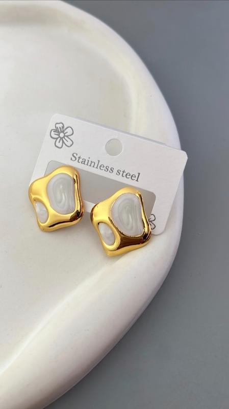 گوشواره میناکاری مدل هندسی