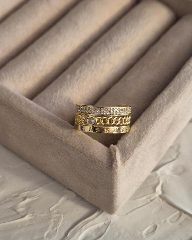 انگشتر مدل ۳ لاین