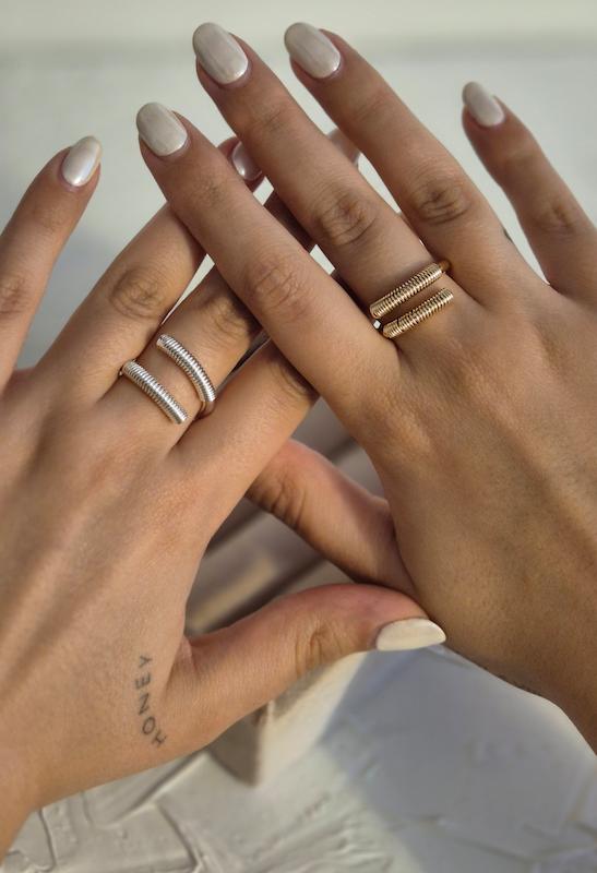 انگشتر مدل فنری