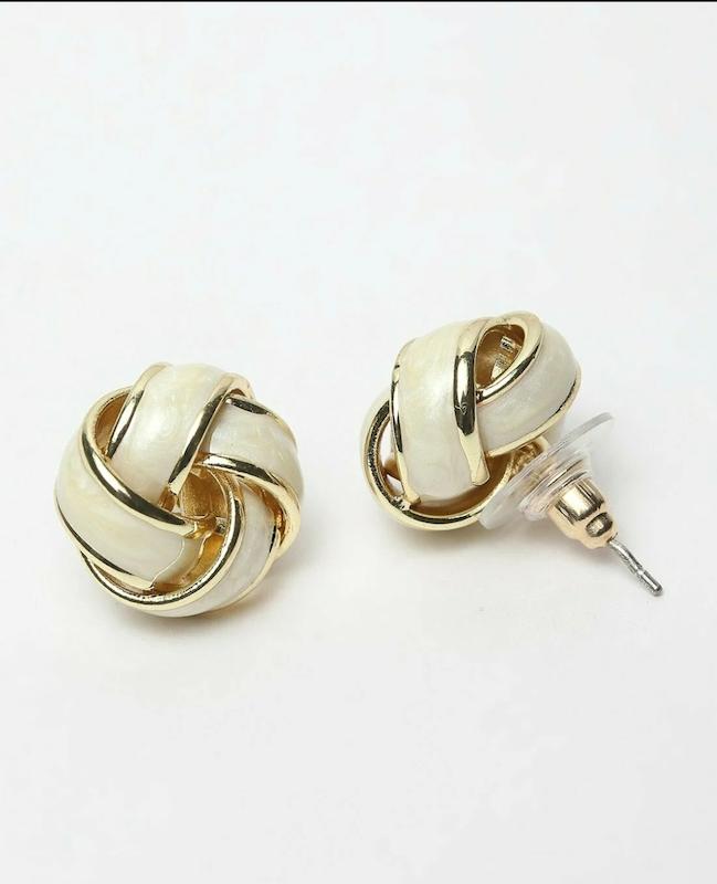 گوشواره میناکاری مدل توپی