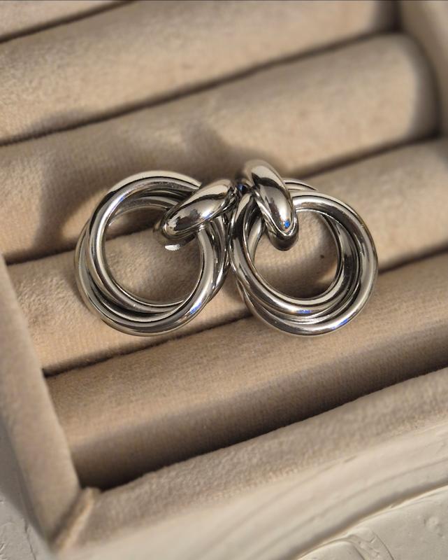 گوشواره مدل آبکاری رادیوم