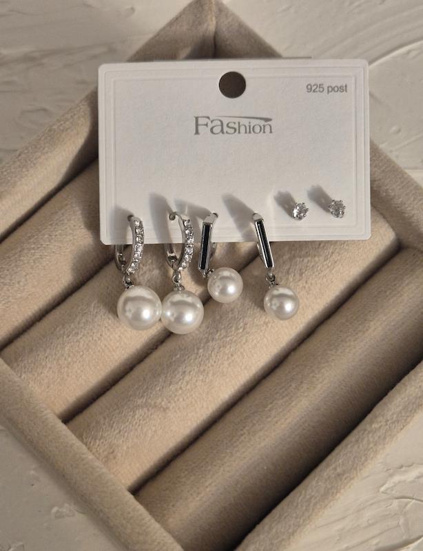 گوشواره پکی مدل مرواریدی