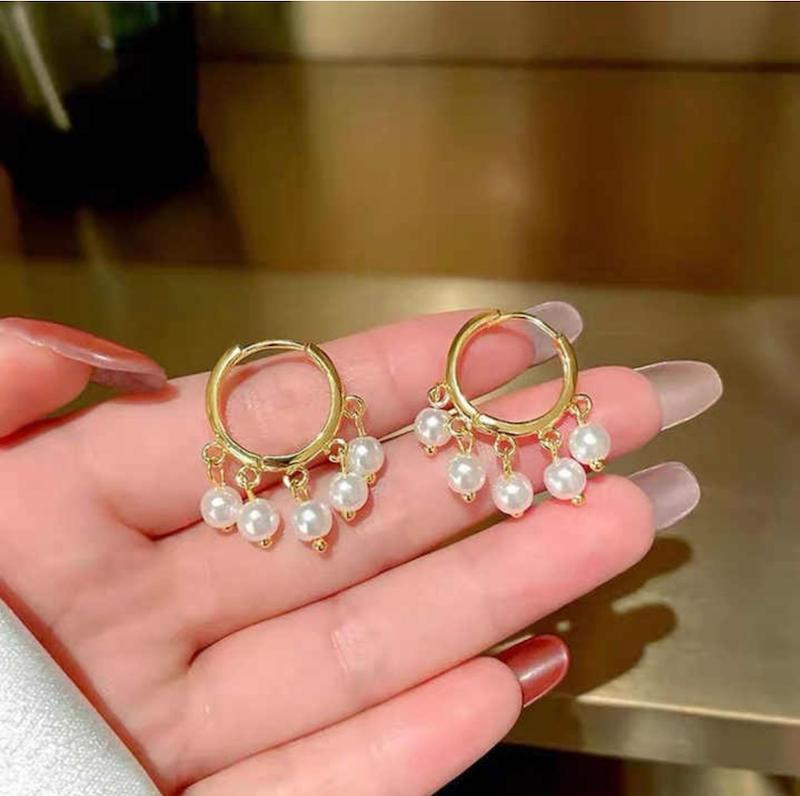 گوشواره مرواریدی مدل آویز