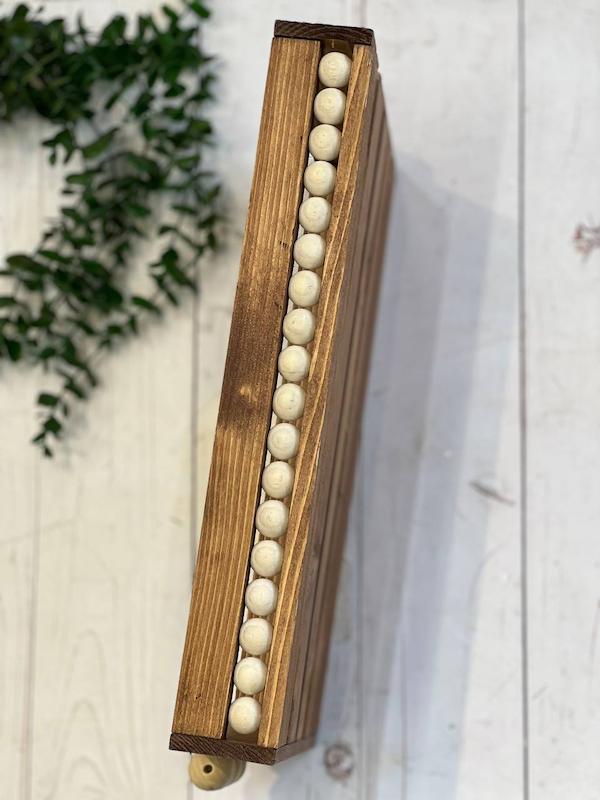 سینی چوبی دسته مهره