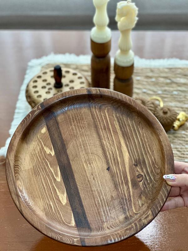 بشقاب چوبی 