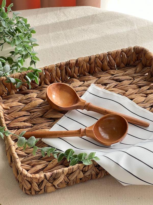 قاشق آجیل چوبی