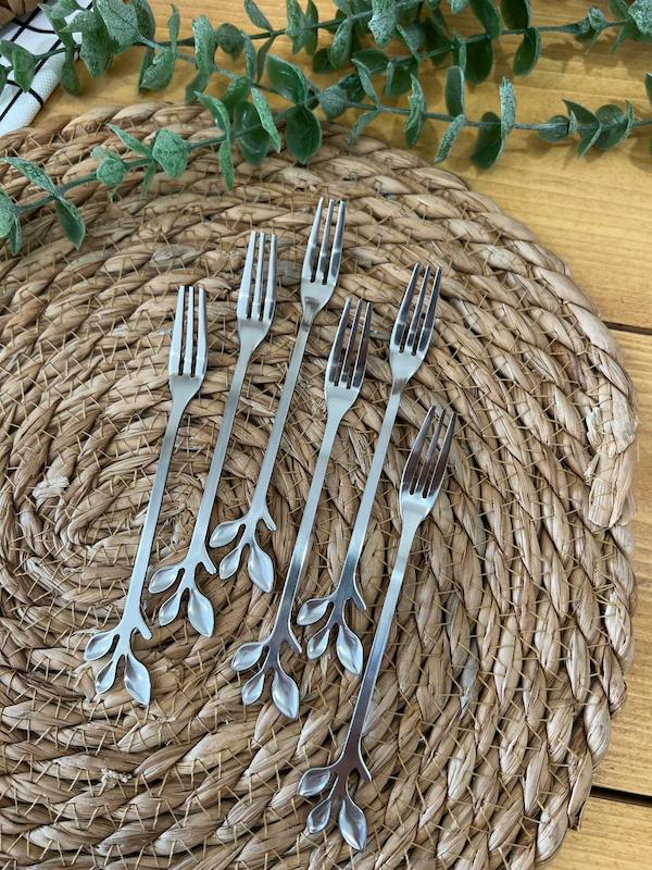قاشق شربت خوری برگ نقره ای