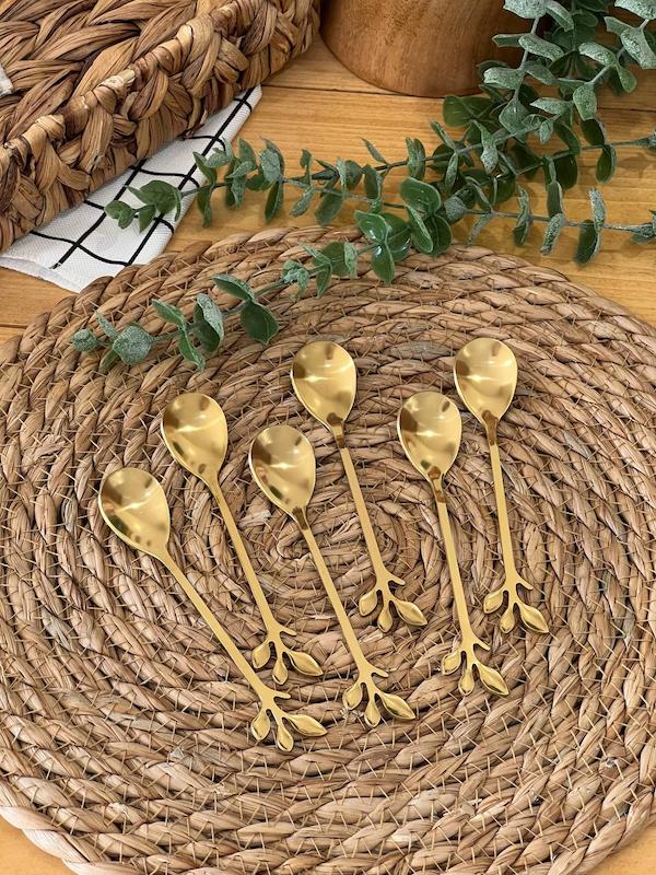 طرح برگ طلایی شربت چای کره 