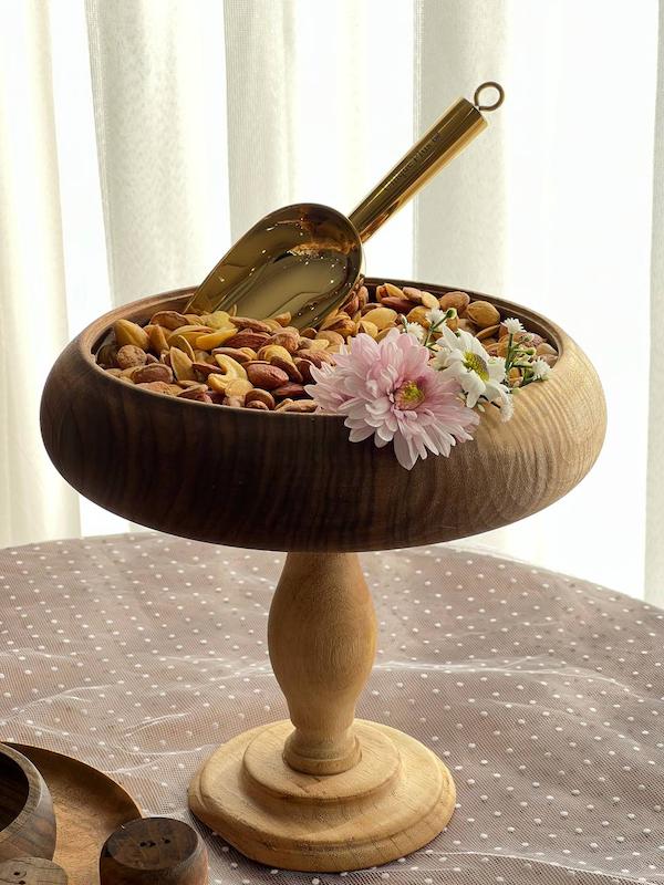آجیل خوری چوب گردو