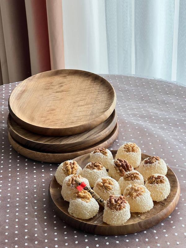 پیش دستی چوب گردو