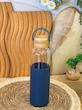 بطری پیرکس سیلیکون رنگی