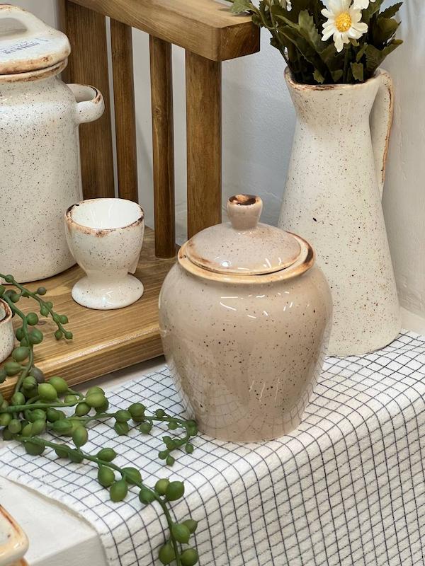 بانکه خمره ای روستیک کرم 