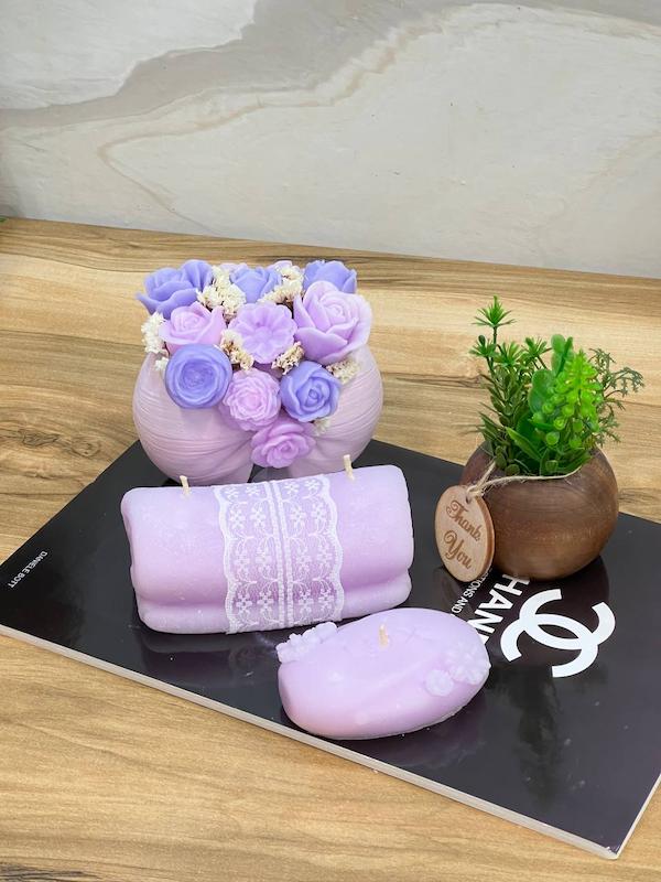 ست شمع سرویس بهداشتی 