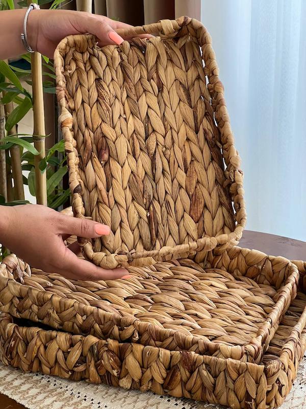 سینی حصیری وارداتی 664