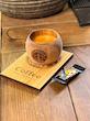 شات قهوه چوبی زیره دار
