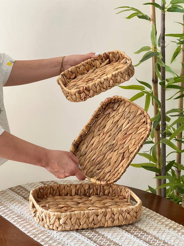 سینی حصیری بیضی۶۶۷