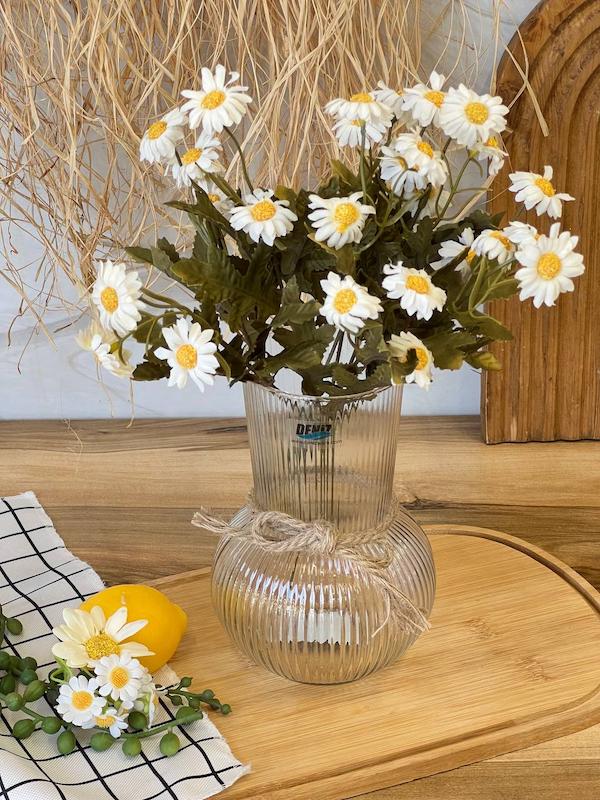 گلدان اوکیا شیشه ای