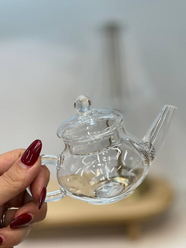 قوری زعفران پیرکس ساده کد ۷۵