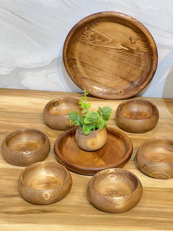 پیاله چوبی قطر۹سانت