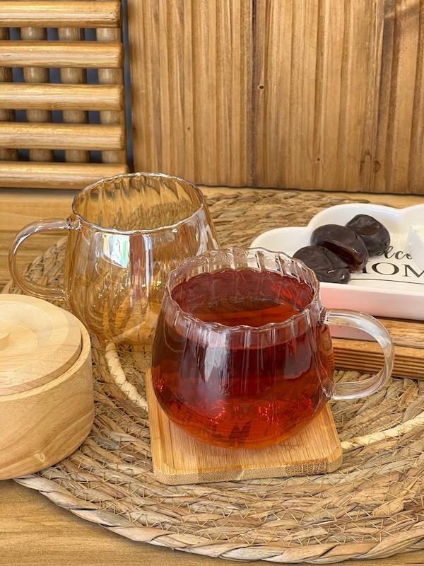 لیوان دسته دار شیاردار 