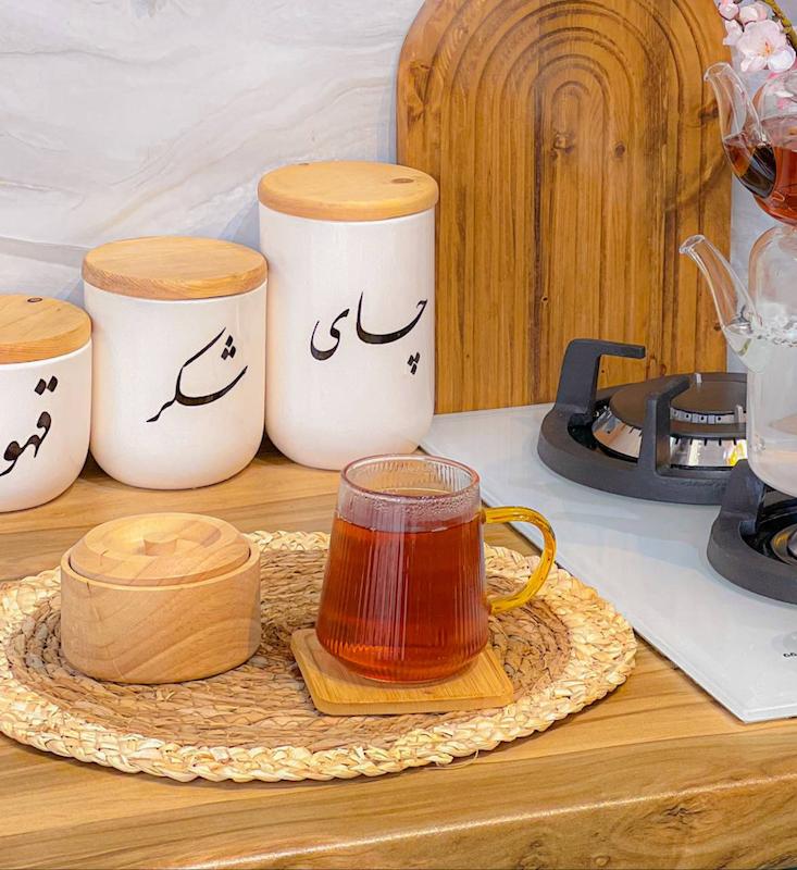 لیوان دسته طلایی کد۳