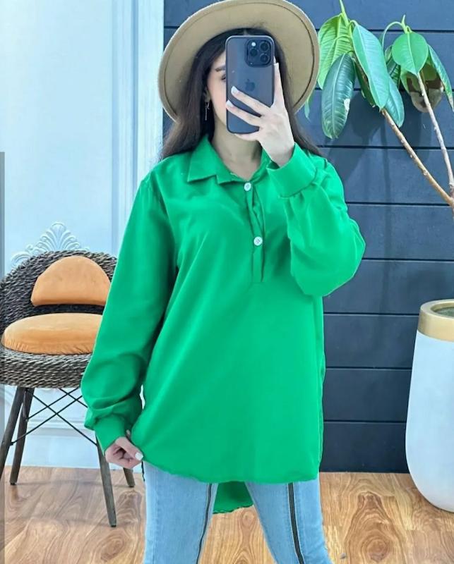 شومیز مانتویی داکرون